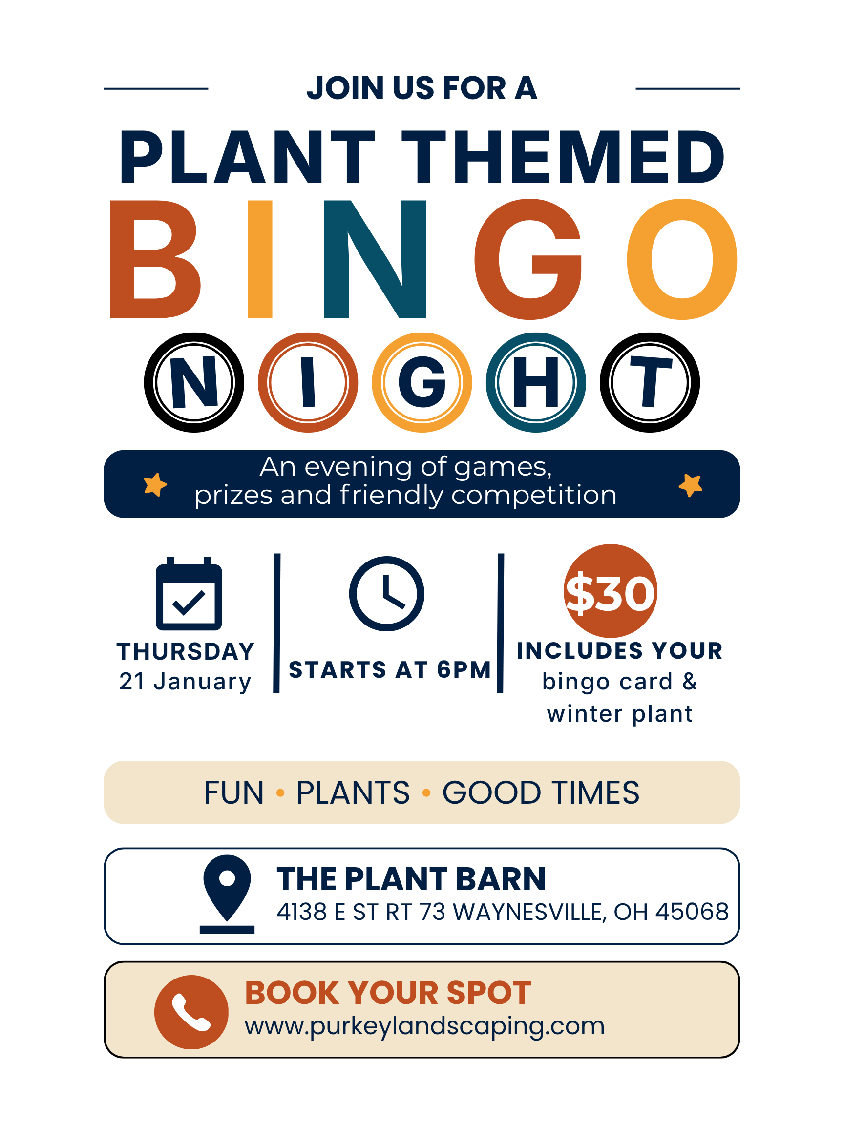121 bingo night